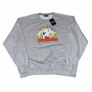 The Hundreds x Champion Deadstock Identity Crisis Crewneck Gray Sweatshirt